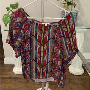 Ella Moss Tribal Print Top